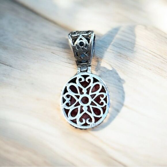 Vintage Silpada Reversible Sterling Silver Pendant - Picture 2 of 4